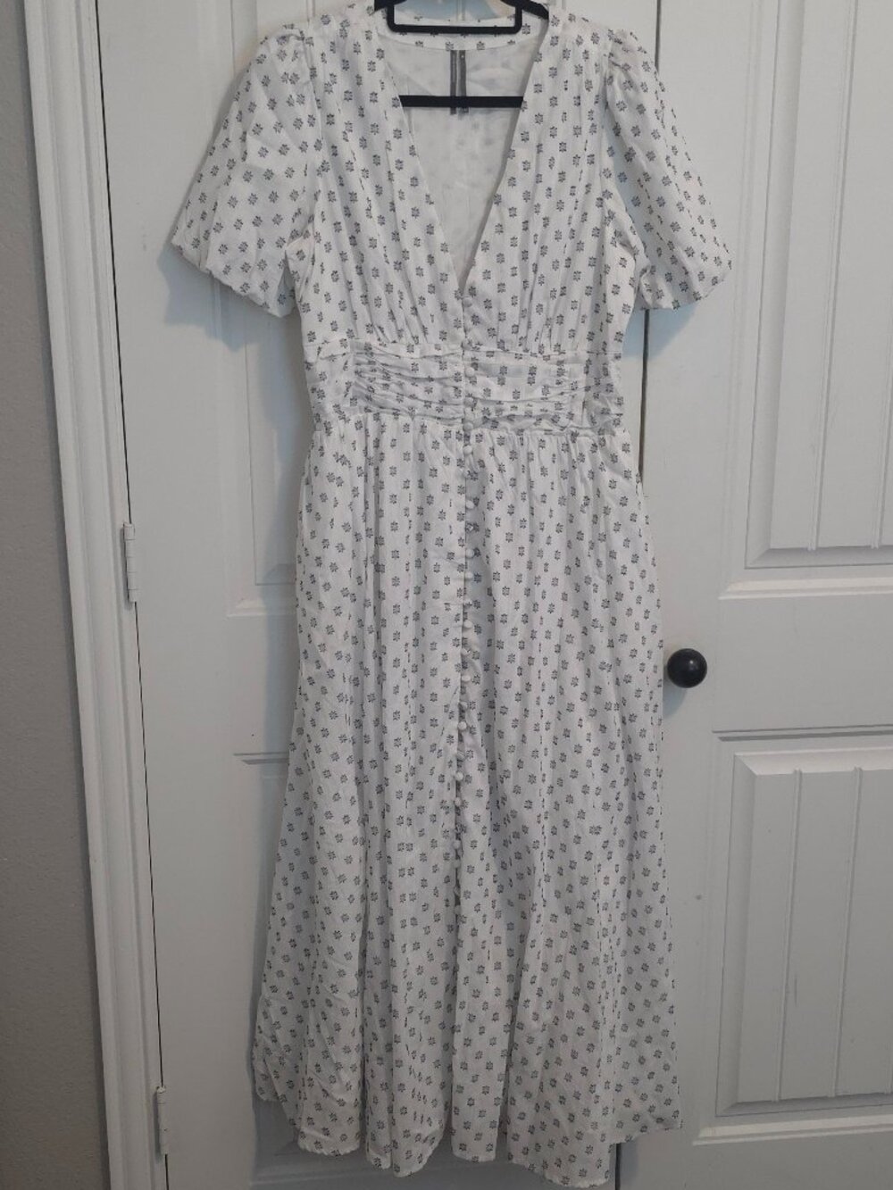 Anthropologie White Maxi Katerina Dress - Picture 2 of 10